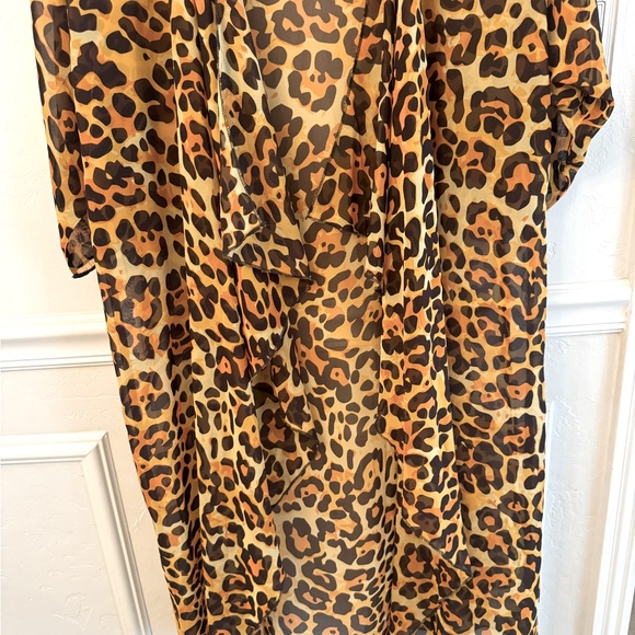 NWOT LuLaRoe Animal Print Kimono Size M 🐆 - Picture 4 of 12